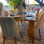 Marble Top Dining Table