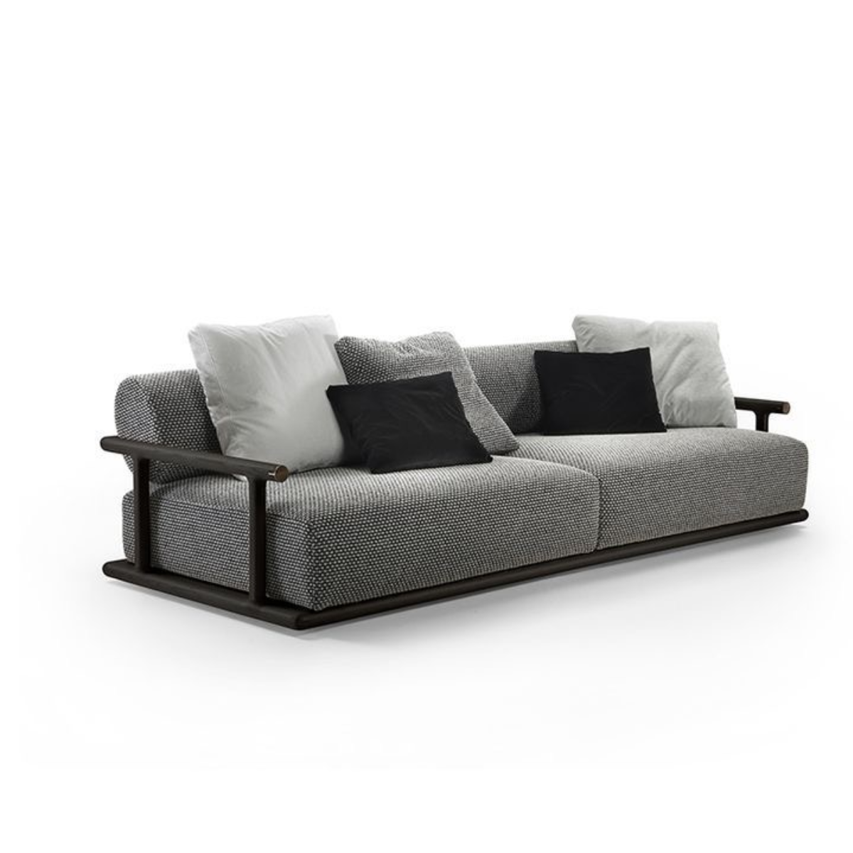 21-1200x1200 Textured Low-Platform Daybed Sofa - Image 1