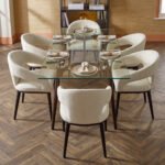 Glass Top Dining Set