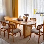 Scandinavian Wooden Dining Set