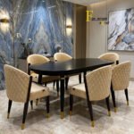 Black Oval Dining Table