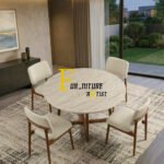 Round Marble Dining Table