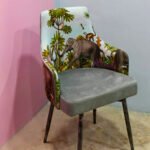 Tropical Safari Printed Accent Chair