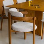 Wooden Round Back Armchair