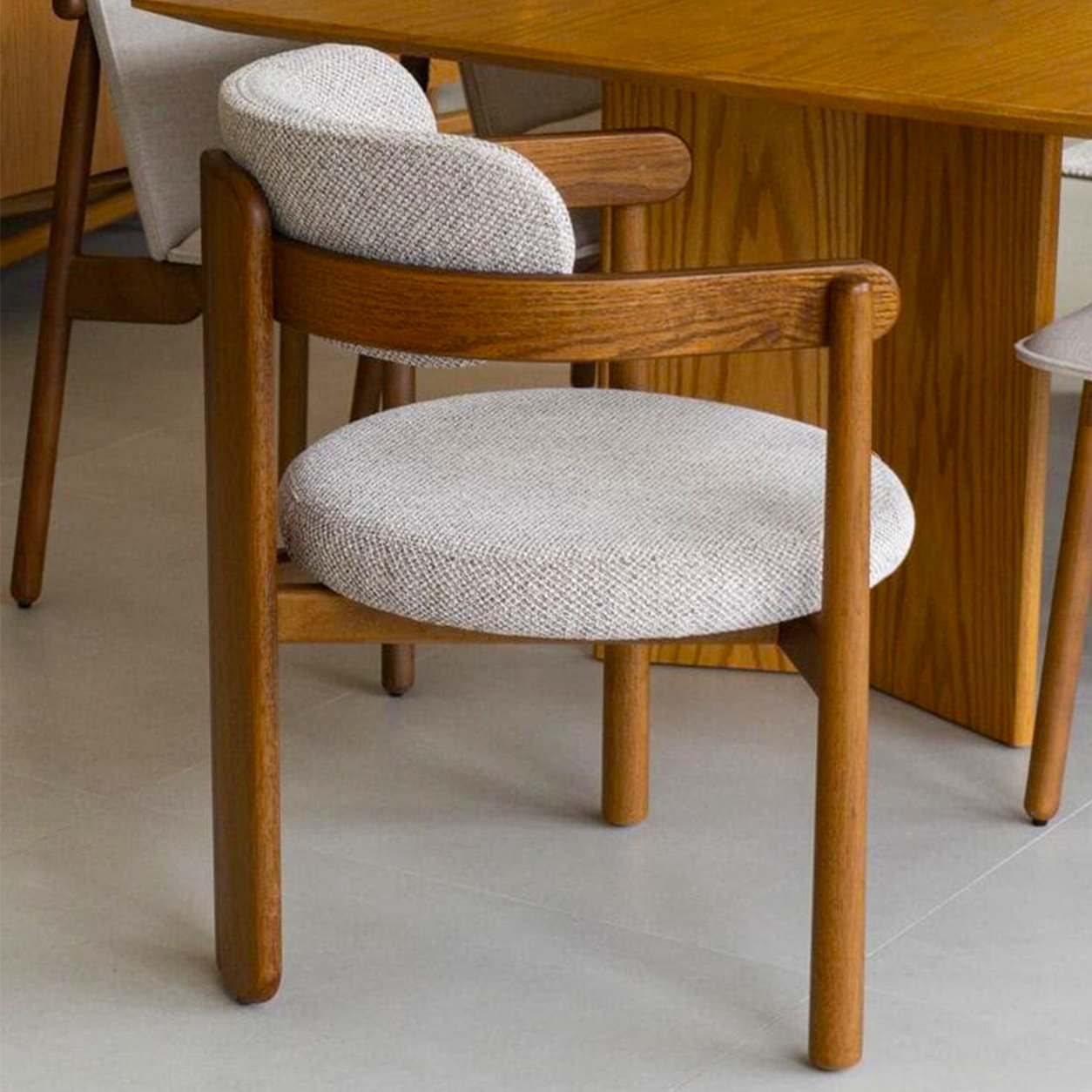 8 Scandinavian Wooden Dining Chair - Image 1