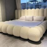 Oversized Bubble Bouclé Bed