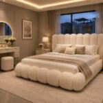 Fluted Bouclé Bubble Bed